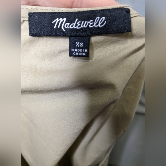 MADEWELL Embroidered Peplum Top XS - Picture 9 of 13